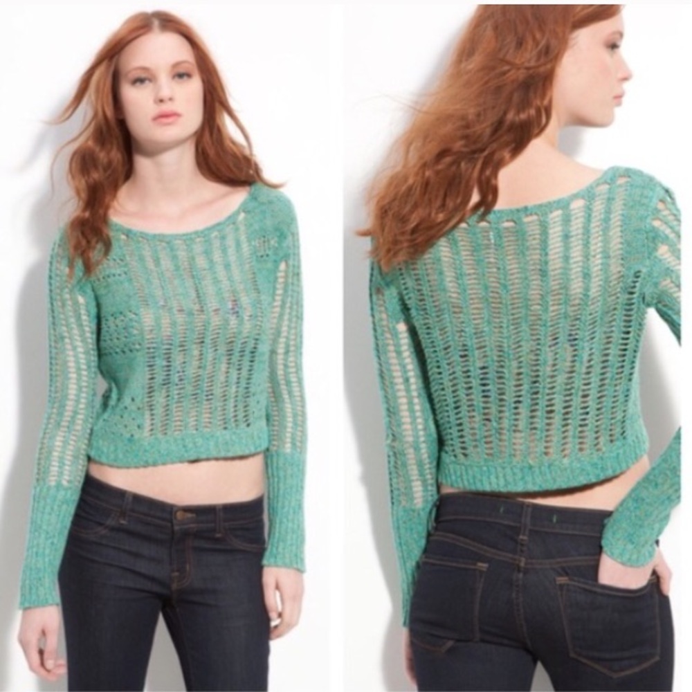 Free People crop sweater